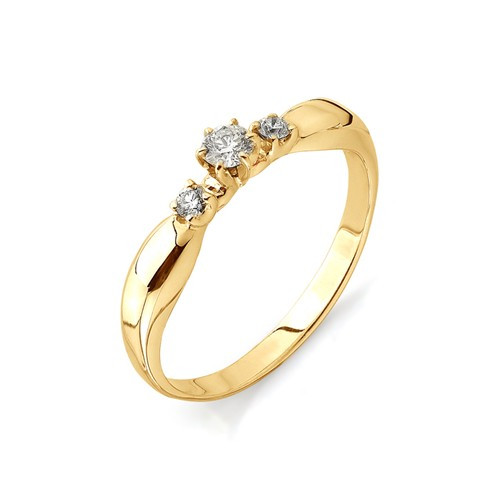Купить кольцо из красного золота с бриллиантами арт. 000254 по цене 0 руб. в LoveDiamonds