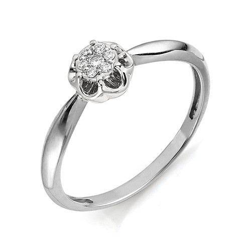 Купить кольцо из комбинированного золота с бриллиантами арт. 000314 по цене 14175 руб. в LoveDiamonds