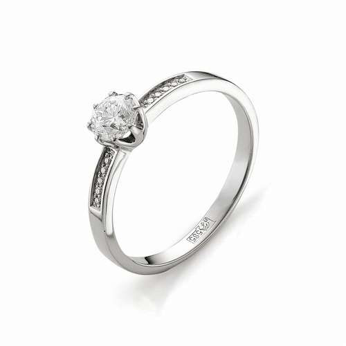 Купить кольцо из белого золота с бриллиантами арт. 000425 по цене 0 руб. в LoveDiamonds