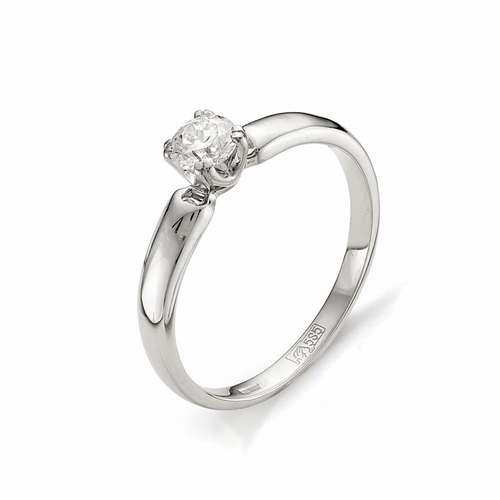 Купить кольцо из белого золота с бриллиантами арт. 000445 по цене 0 руб. в LoveDiamonds