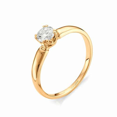 Купить кольцо из красного золота с бриллиантами арт. 000449 по цене 0 руб. в LoveDiamonds