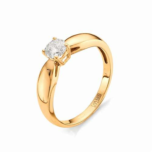 Купить кольцо из красного золота с бриллиантами арт. 000453 по цене 0 руб. в LoveDiamonds