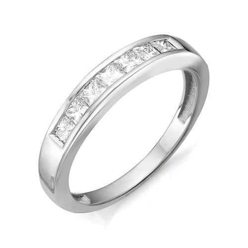 Купить кольцо из белого золота с бриллиантами арт. 000672 по цене 0 руб. в LoveDiamonds
