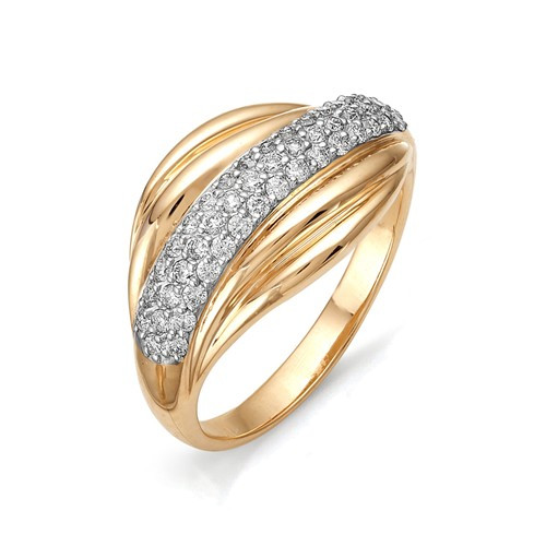 Купить кольцо из красного золота с бриллиантами арт. 000867 по цене 0 руб. в LoveDiamonds