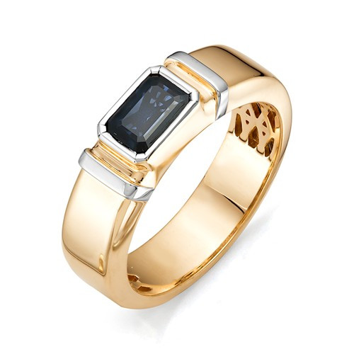 Купить кольцо из комбинированного золота с сапфирами арт. 000871 по цене 0 руб. в LoveDiamonds
