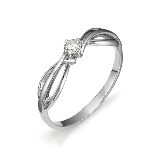 Купить кольцо из белого золота с бриллиантами арт. 000874 по цене 0 руб. в LoveDiamonds