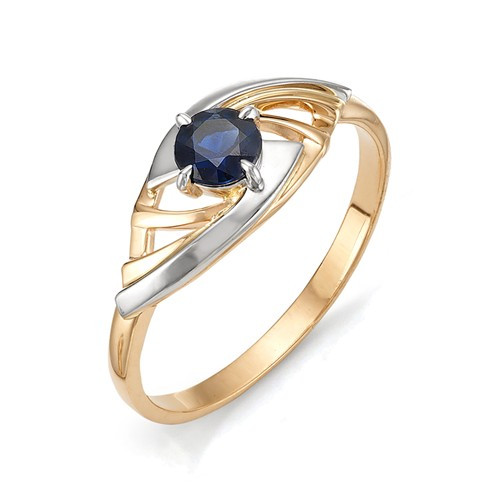 Купить кольцо из комбинированного золота с сапфирами арт. 001074 по цене 0 руб. в LoveDiamonds