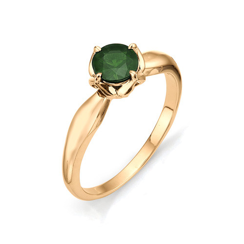 Купить кольцо из красного золота с изумрудами арт. 001129 по цене 0 руб. в LoveDiamonds
