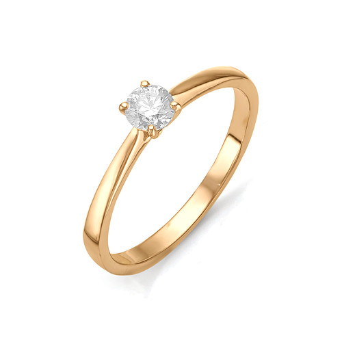 Купить кольцо из красного золота с бриллиантами арт. 001175 по цене 0 руб. в LoveDiamonds