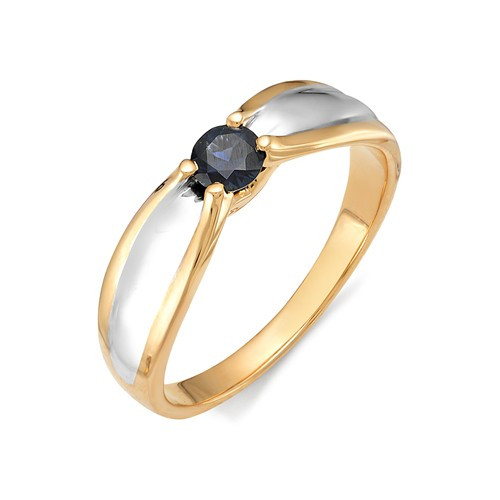 Купить кольцо из комбинированного золота с сапфирами арт. 001329 по цене 21767 руб. в LoveDiamonds