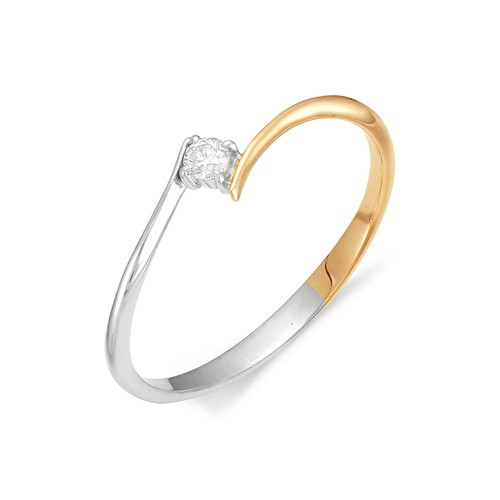 Купить кольцо из комбинированного золота с бриллиантами арт. 001362 по цене 0 руб. в LoveDiamonds