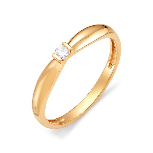 Купить кольцо из красного золота с бриллиантами арт. 001454 по цене 0 руб. в LoveDiamonds