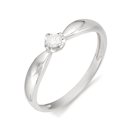 Купить кольцо из белого золота с бриллиантами арт. 001463 по цене 14432 руб. в LoveDiamonds