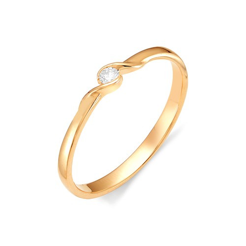 Купить кольцо из красного золота с бриллиантами арт. 001467 по цене 0 руб. в LoveDiamonds