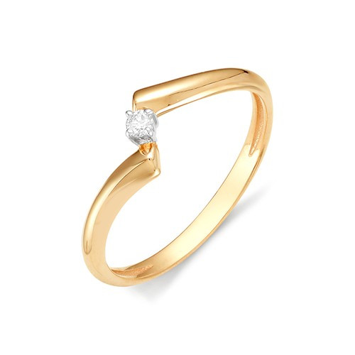 Купить кольцо из красного золота с бриллиантами арт. 001515 по цене 0 руб. в LoveDiamonds