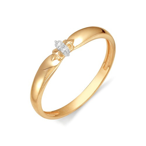 Купить кольцо из красного золота с бриллиантами арт. 001518 по цене 0 руб. в LoveDiamonds