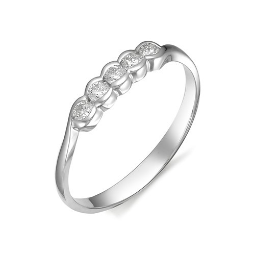 Купить кольцо из белого золота с бриллиантами арт. 001985 по цене 0 руб. в LoveDiamonds