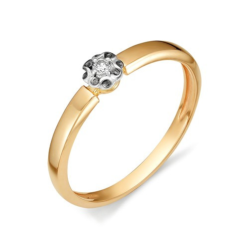 Купить кольцо из красного золота с бриллиантами арт. 001998 по цене 0 руб. в LoveDiamonds
