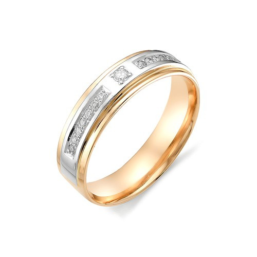 Купить кольцо из красного золота с бриллиантами арт. 003155 по цене 0 руб. в LoveDiamonds