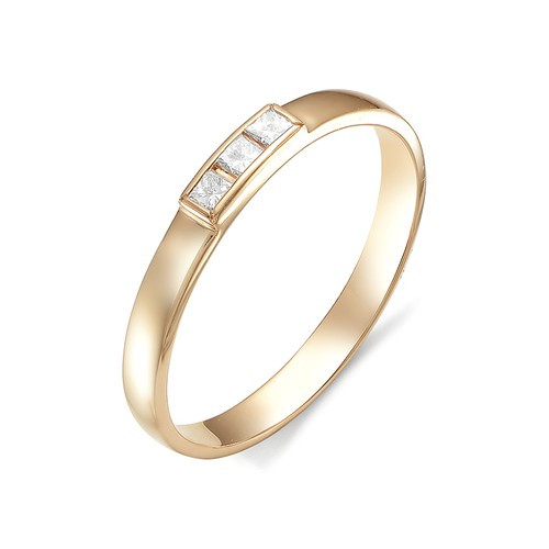 Купить кольцо из красного золота с бриллиантами арт. 003119 по цене 0 руб. в LoveDiamonds