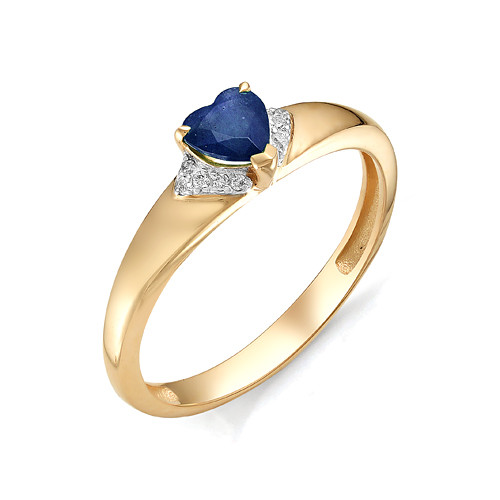 Купить кольцо из красного золота с сапфирами арт. 003097 по цене 0 руб. в LoveDiamonds