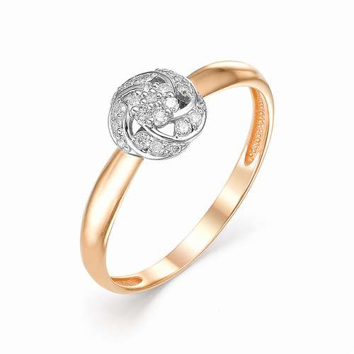 Купить кольцо из комбинированного золота с бриллиантами арт. 003047 по цене 0 руб. в LoveDiamonds