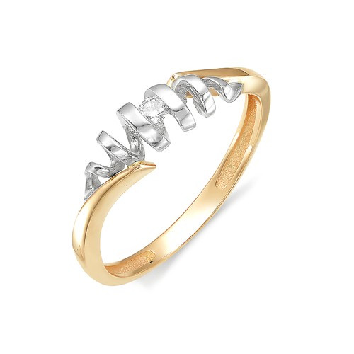 Купить кольцо из комбинированного золота с бриллиантами арт. 002981 по цене 0 руб. в LoveDiamonds