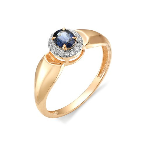Купить кольцо из красного золота с сапфирами арт. 002951 по цене 0 руб. в LoveDiamonds