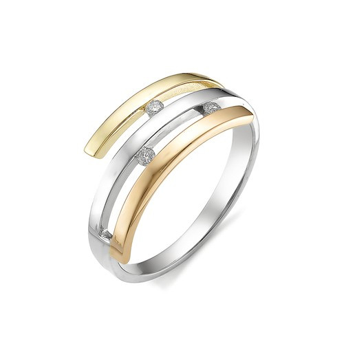 Купить кольцо из комбинированного золота с бриллиантами арт. 002923 по цене 0 руб. в LoveDiamonds