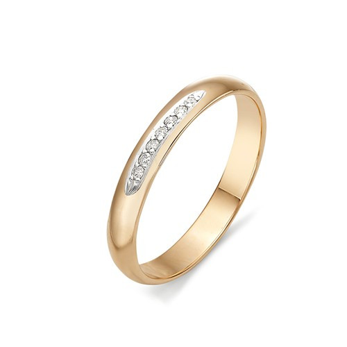 Купить кольцо из красного золота с бриллиантами арт. 002184 по цене 0 руб. в LoveDiamonds