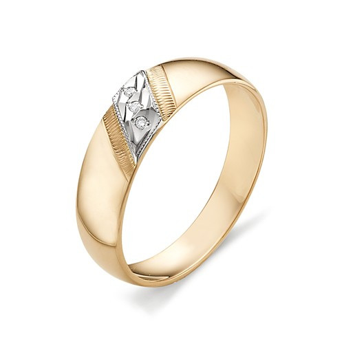 Купить кольцо из красного золота с бриллиантами арт. 002194 по цене 13988 руб. в LoveDiamonds