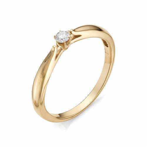 Купить кольцо из красного золота с бриллиантами арт. 001541 по цене 15644 руб. в LoveDiamonds