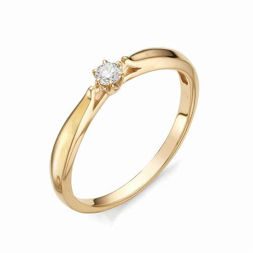 Купить кольцо из красного золота с бриллиантами арт. 001544 по цене 16700 руб. в LoveDiamonds