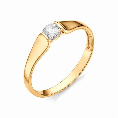 Купить кольцо из красного золота с бриллиантами арт. 001562 по цене 38307 руб. в LoveDiamonds