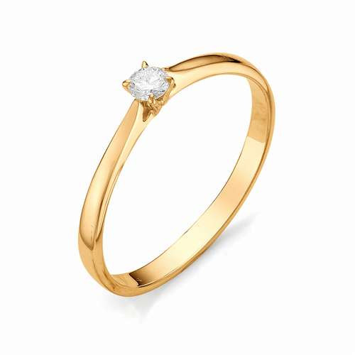 Купить кольцо из красного золота с бриллиантами арт. 001576 по цене 14519 руб. в LoveDiamonds