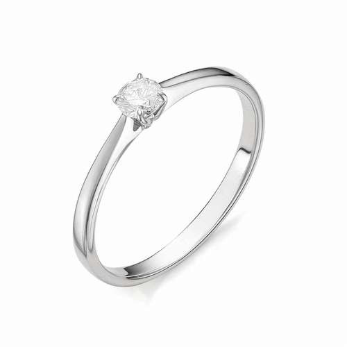 Купить кольцо из белого золота с бриллиантами арт. 001580 по цене 27775 руб. в LoveDiamonds