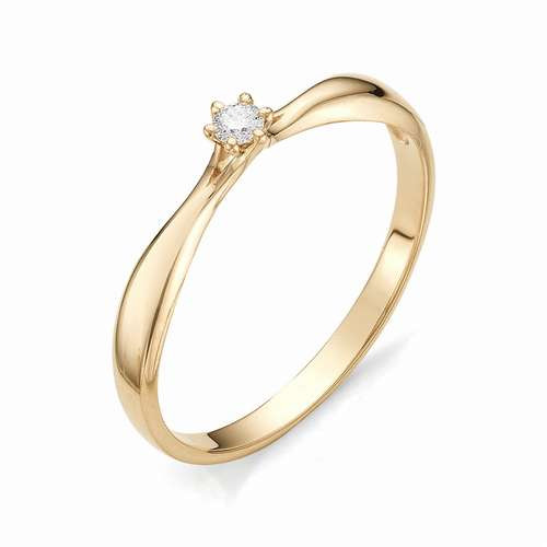 Купить кольцо из красного золота с бриллиантами арт. 001582 по цене 11763 руб. в LoveDiamonds
