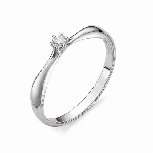 Купить кольцо из белого золота с бриллиантами арт. 001583 по цене 12157 руб. в LoveDiamonds