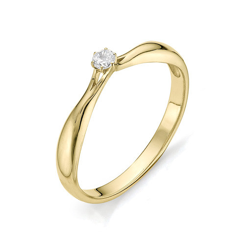 Купить кольцо из желтого золота с бриллиантами арт. 001584 по цене 0 руб. в LoveDiamonds