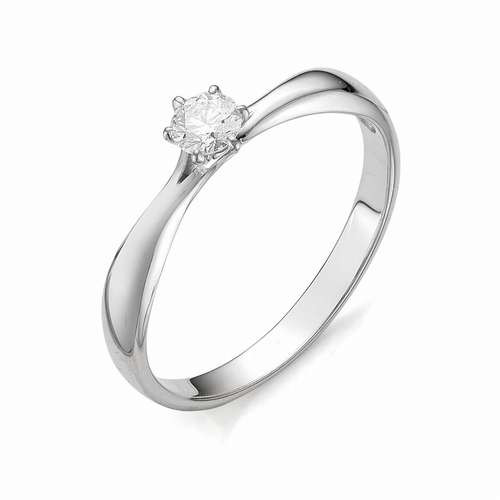 Купить кольцо из белого золота с бриллиантами арт. 001590 по цене 29557 руб. в LoveDiamonds