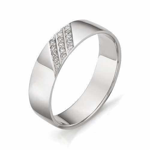 Купить кольцо из белого золота с бриллиантами арт. 002917 по цене 26310 руб. в LoveDiamonds
