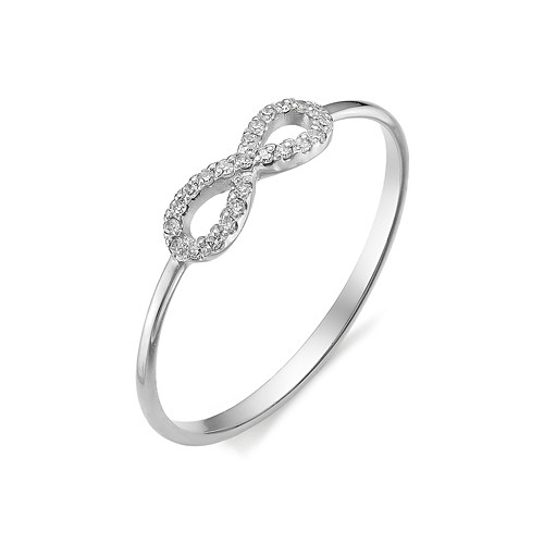 Купить кольцо из белого золота с бриллиантами арт. 002868 по цене 10560 руб. в LoveDiamonds