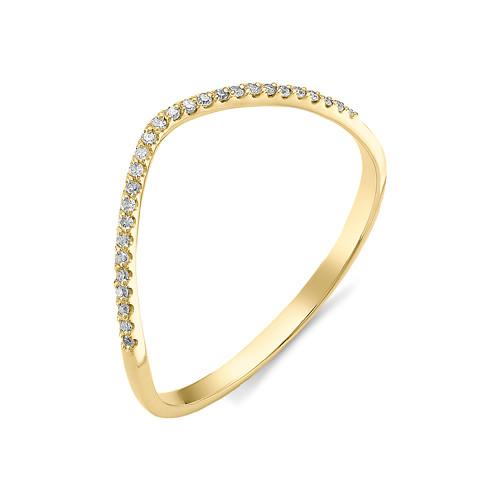 Купить кольцо из желтого золота с бриллиантами арт. 002862 по цене 0 руб. в LoveDiamonds