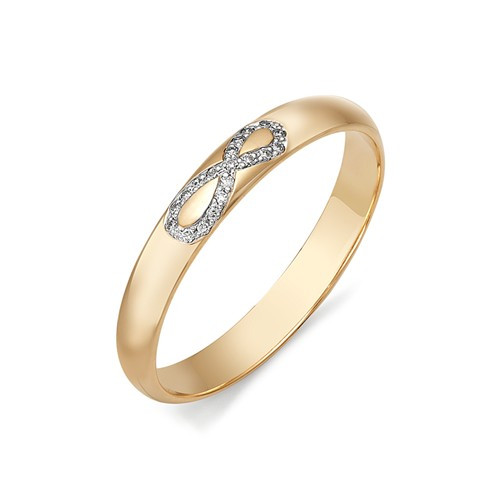 Купить кольцо из красного золота с бриллиантами арт. 002859 по цене 0 руб. в LoveDiamonds