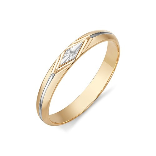 Купить кольцо из красного золота с бриллиантами арт. 002849 по цене 0 руб. в LoveDiamonds