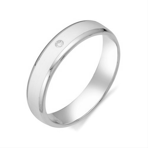 Купить кольцо из белого золота с эмалью арт. 002823 по цене 0 руб. в LoveDiamonds