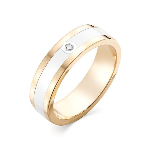 Купить кольцо из красного золота с бриллиантами арт. 007516 по цене 20843 руб. в LoveDiamonds