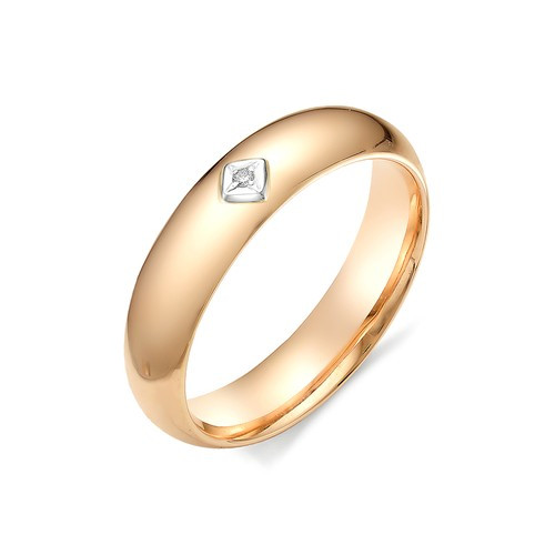 Купить кольцо из красного золота с бриллиантами арт. 002787 по цене 17265 руб. в LoveDiamonds