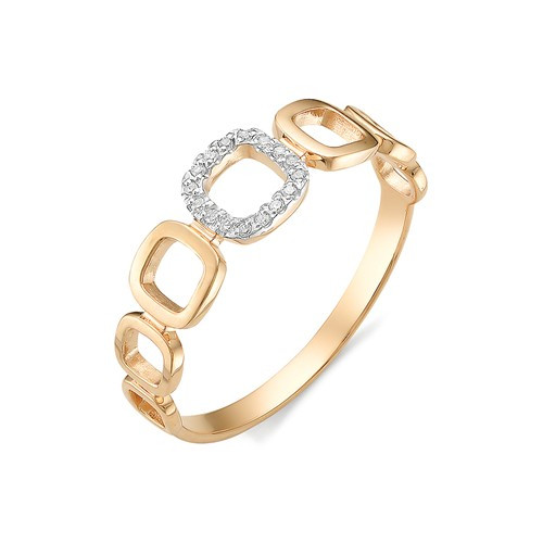 Купить кольцо из красного золота с бриллиантами арт. 002762 по цене 0 руб. в LoveDiamonds