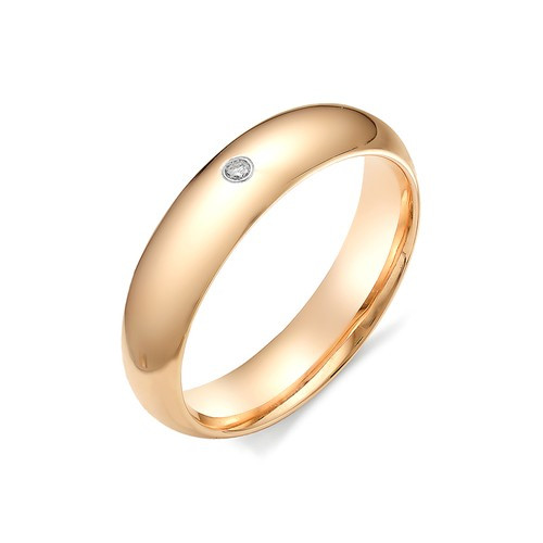 Купить кольцо из красного золота с бриллиантами арт. 002758 по цене 18953 руб. в LoveDiamonds